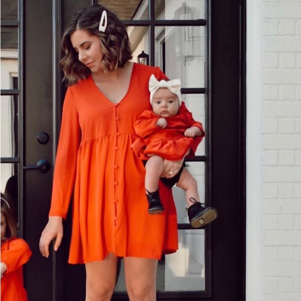 ASOS red dress petite 6